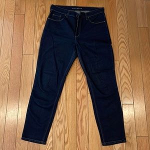 Mott & Bow Mom Jean in dark wash